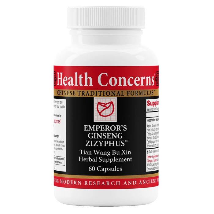 Health Concerns Emperor's Ginseng Zizyphus - Energy & Focus Supplement - Menopause Aid - 60 Capsules - The Oasis of Health