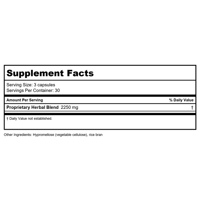 Health Concerns Osteo Herbal - Supplement Facts panel