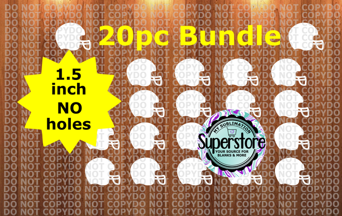 Helmet - 1.5 inch  (great for badge reels & hairbow centers)