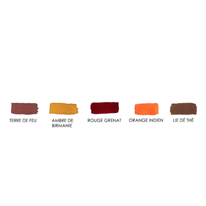 Herbin Seasons 5 Piece Assorted Ink Set Autumn by Herbin at Cult Pens