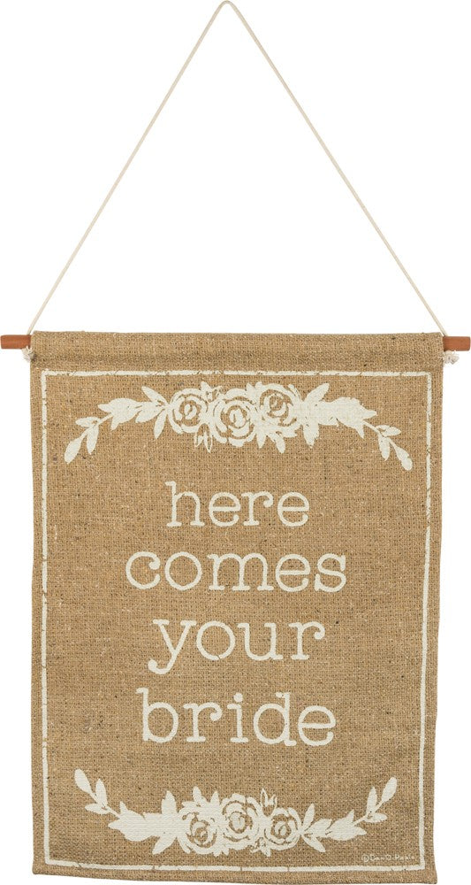Here Comes Your Bride Banner