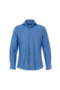 Indigo One-Piece Collar Performance Stretch Shirt