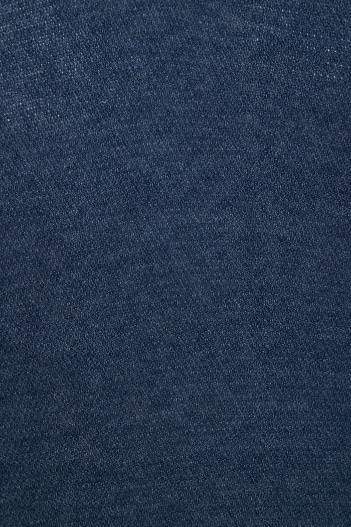 Indigo Prato Knit Quarter Zip Polo