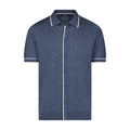 Indigo Viti Full Button Polo