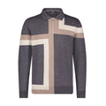 Intersia Zip Polo