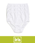 Iris Whites 3-Pack Ultra Comfort Cotton Brief Panties