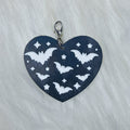 It's Frickin' Bats Heart Acrylic Charm