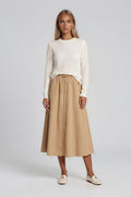 Ivory Mesh Knit Sweater