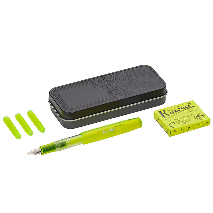 Kaweco Ice Sport Marker Set Glowing Yellow by Kaweco at Cult Pens