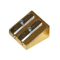 KUM Brass Wedge Double Hole Sharpener 300-2 by KUM at Cult Pens