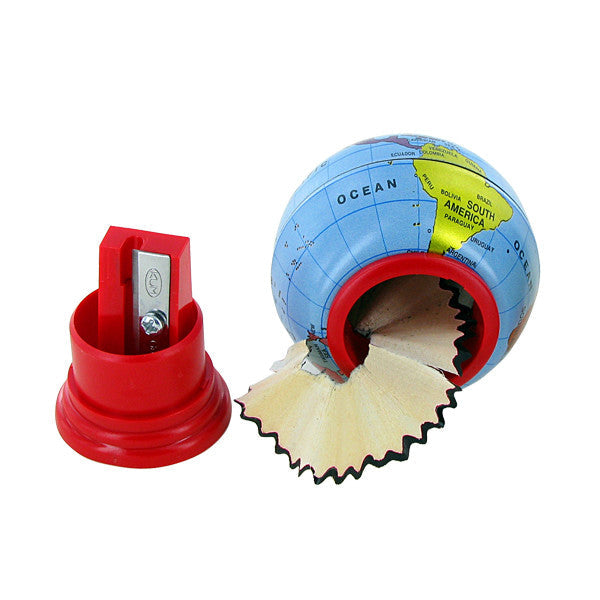 KUM Globus Metal Globe Pencil Sharpener by KUM at Cult Pens