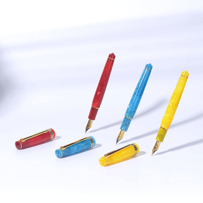 Laban Rosa Fountain Pen Passion Red by Laban at Cult Pens