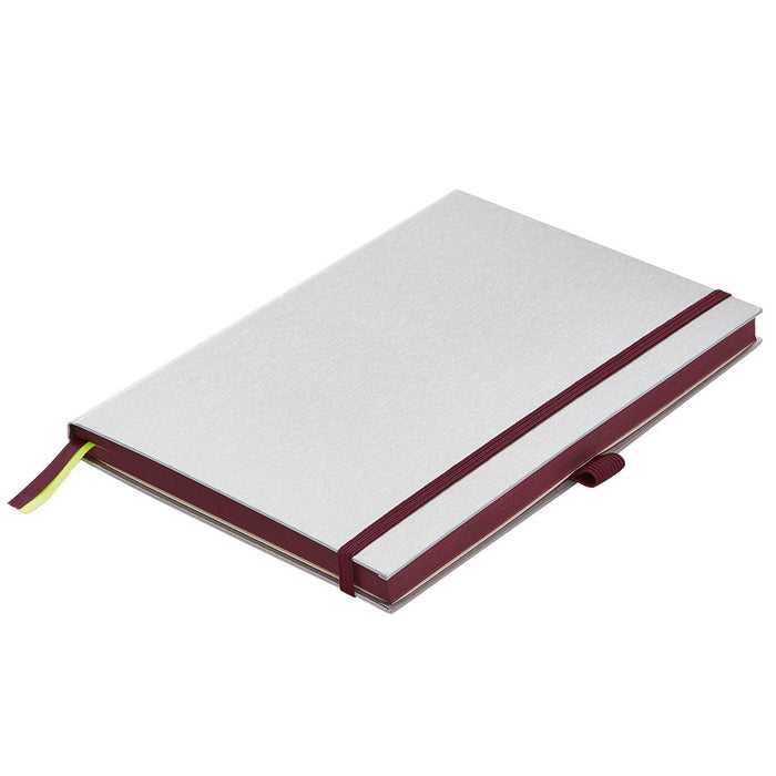 LAMY paper Notebook Hardcover A5 Black Purple Trim by LAMY at Cult Pens