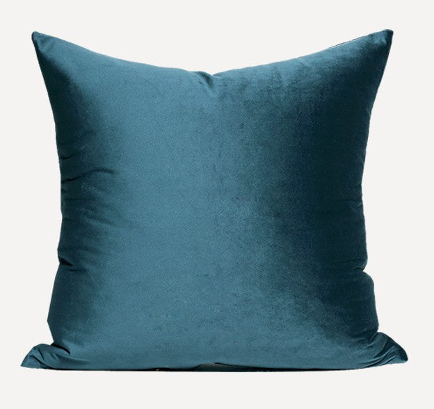 Large Decorative Throw Pillow for Couch, Blue Modern Sofa Pillows, Simple Modern Throw Pillows for Couch, Large Square Pillows-Paintingforhome