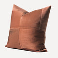 Large Modern Sofa Pillows, Decorative Modern Pillows for Couch, Brick Red Modern Pillows for Living Room, Contemporary Throw Pillows-Paintingforhome