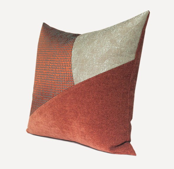 Large Modern Throw Pillows for Couch, Decorative Throw Pillow for Couch, Red Modern Sofa Pillows, Throw Pillows for Modern Living Room-Paintingforhome