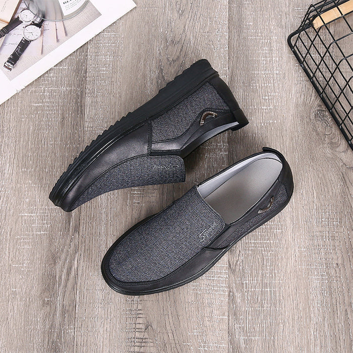 Large Size Men Slip On Oxfords