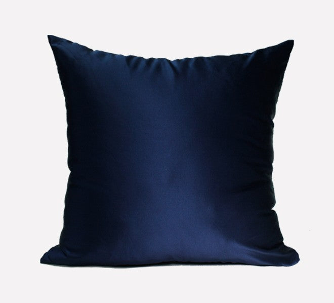 Large Square Pillows, Blue Decorative Modern Throw Pillow for Couch, Modern Sofa Pillows, Simple Modern Throw Pillows for Couch-Paintingforhome