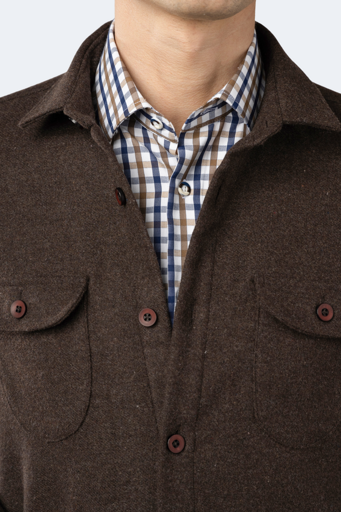 Leo Brown Shacket