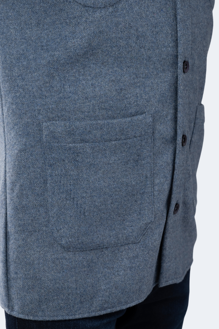 Leo Steel Blue Shacket