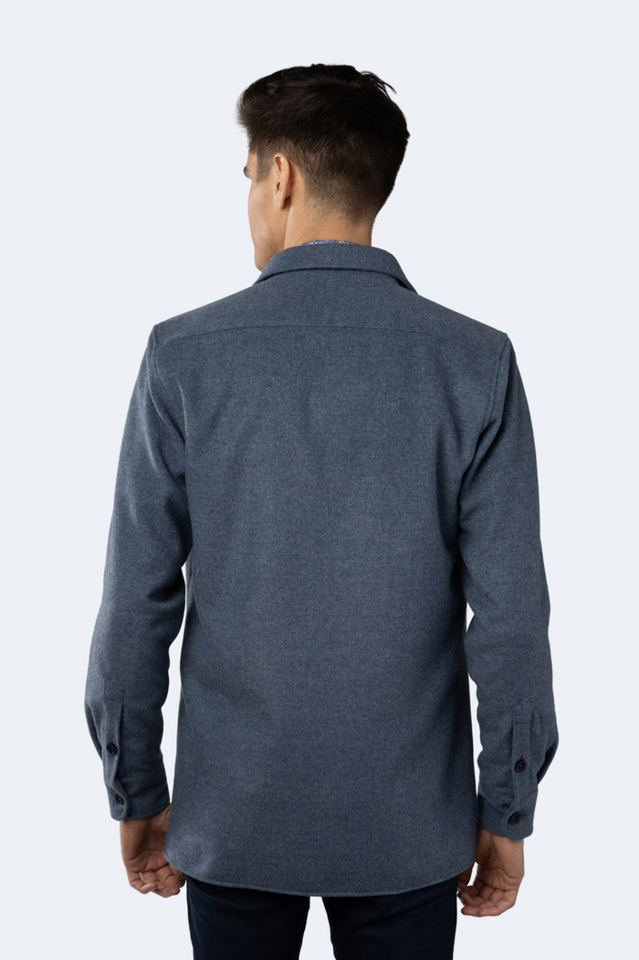Leo Steel Blue Shacket