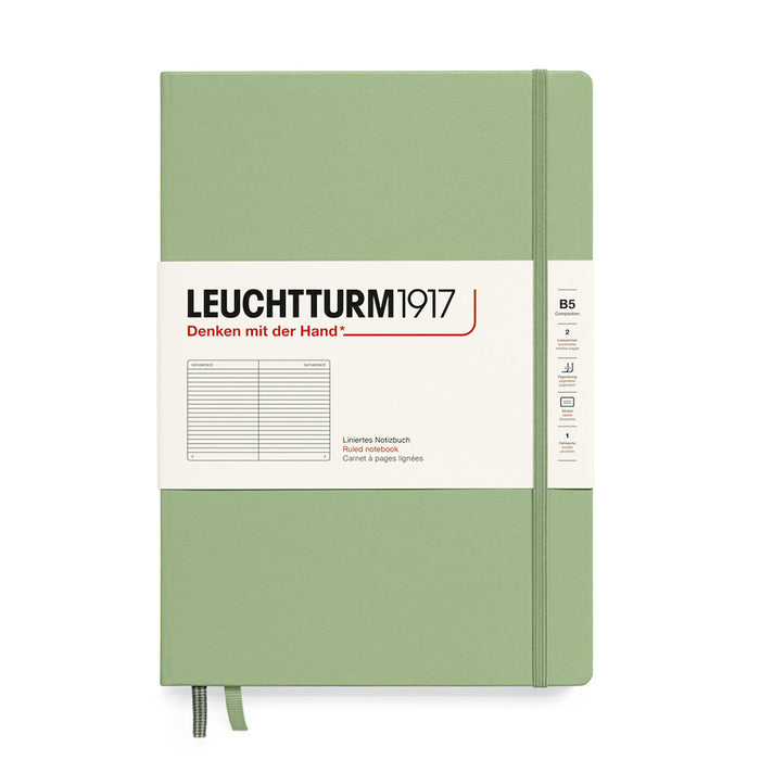 LEUCHTTURM1917 Hardcover Notebook B5 Sage by LEUCHTTURM1917 at Cult Pens