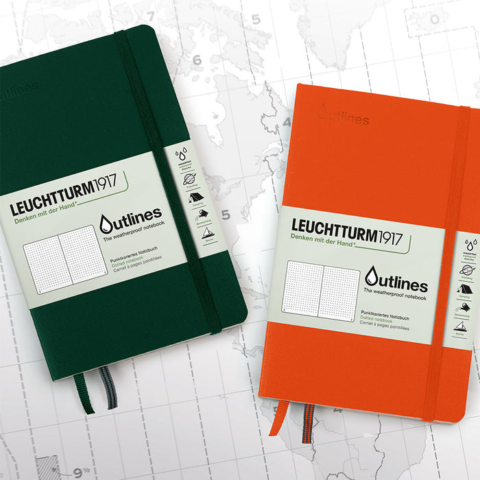 LEUCHTTURM1917 Paperback Outlines Notebook Walden Green Dotted by LEUCHTTURM1917 at Cult Pens