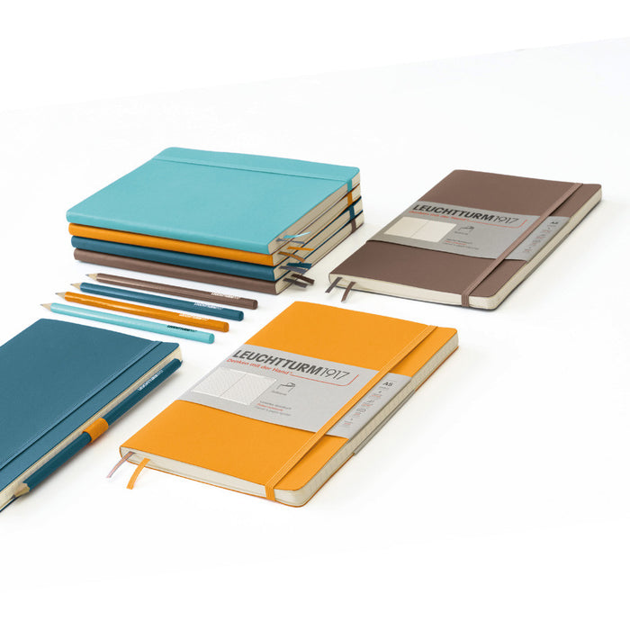 LEUCHTTURM1917 Softcover Medium Notebook Stone Blue by LEUCHTTURM1917 at Cult Pens