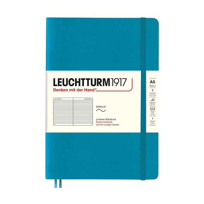 LEUCHTTURM1917 Softcover Notebook Medium Ocean by LEUCHTTURM1917 at Cult Pens