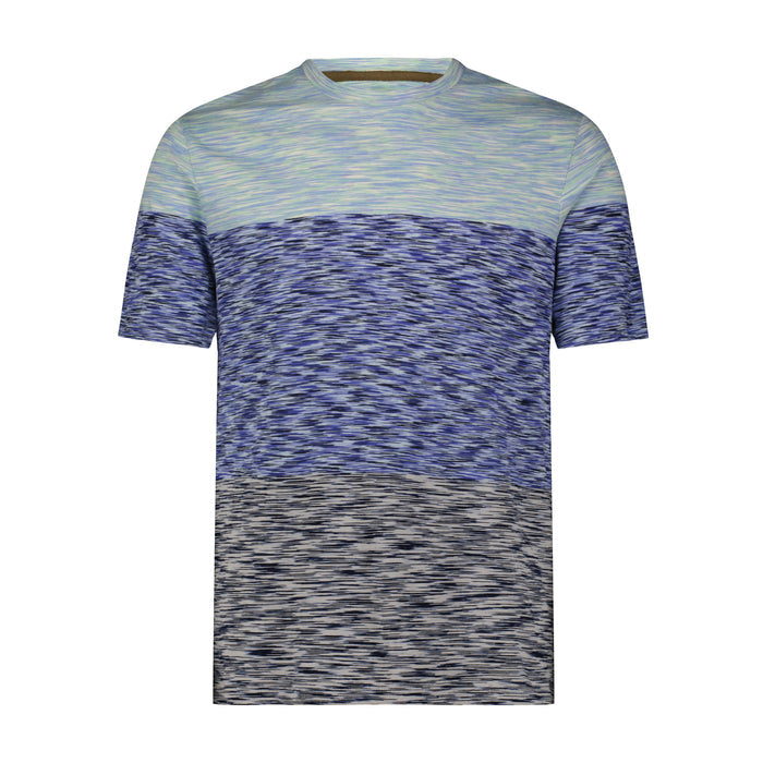 Lime, Navy, and Black Space Dyed Tee
