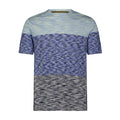 Lime, Navy, and Black Space Dyed Tee