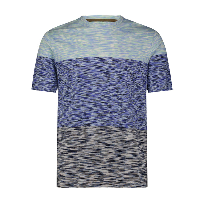 Lime, Navy, and Black Space Dyed Tee