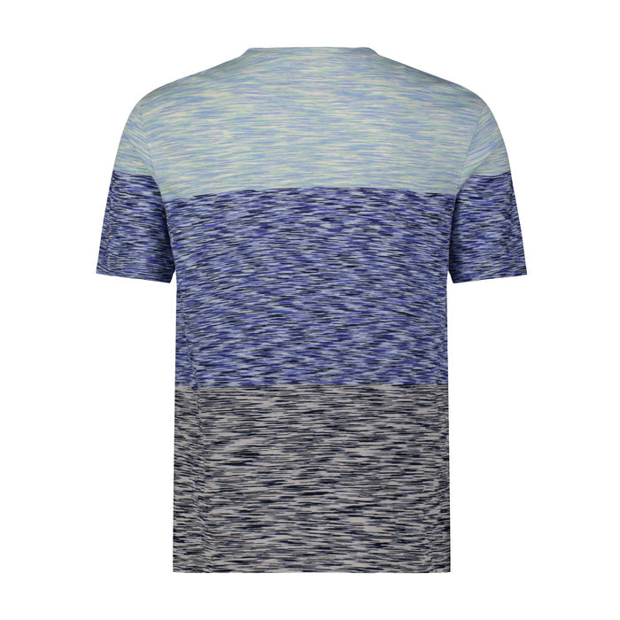 Lime, Navy, and Black Space Dyed Tee
