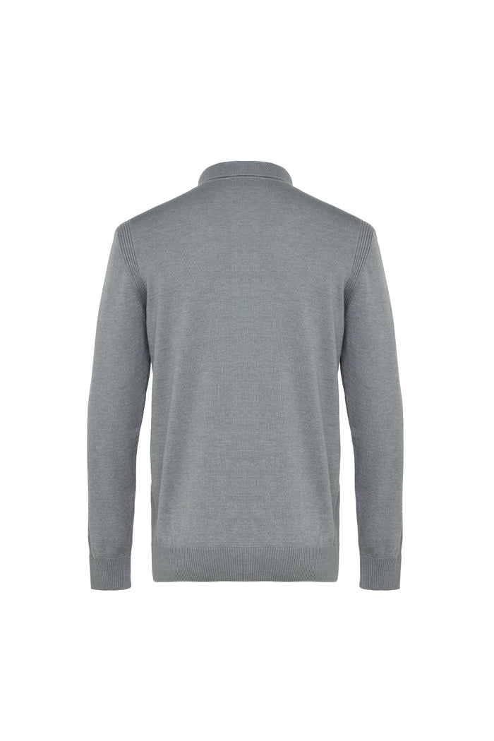 Long Sleeve 3-Button Polo