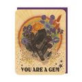Love Gem Wood Greeting Card