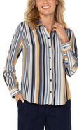 LS Button Front Woven Shirt