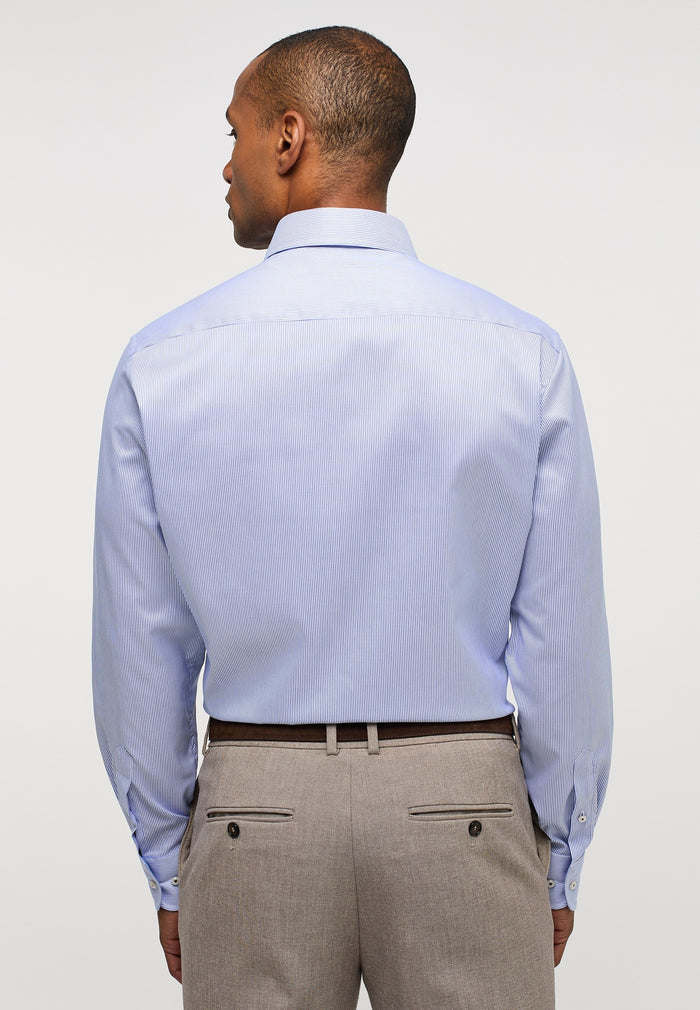 Luxury Twill Micro Stripe MF Kent Collar