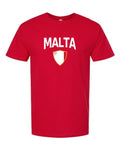 Malta Arched Crest Soccer Tee — NYC Factory