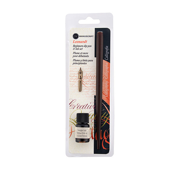 Manuscript Dip Pen Round Hand Nib and Ink Set by Manuscript at Cult Pens