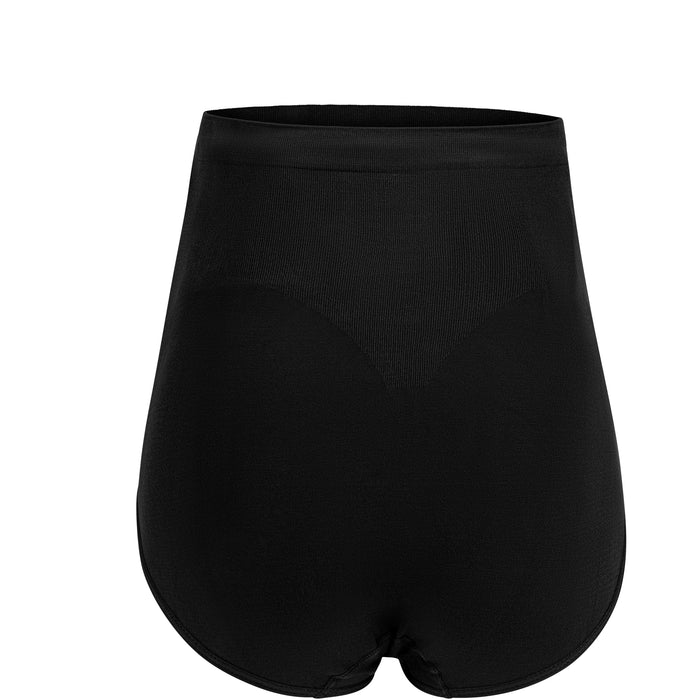 Black maternity briefs underwear, high-rise full-coverage