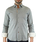 Max Colton Diamonds with Yellow Dots Long Sleeve Shirt