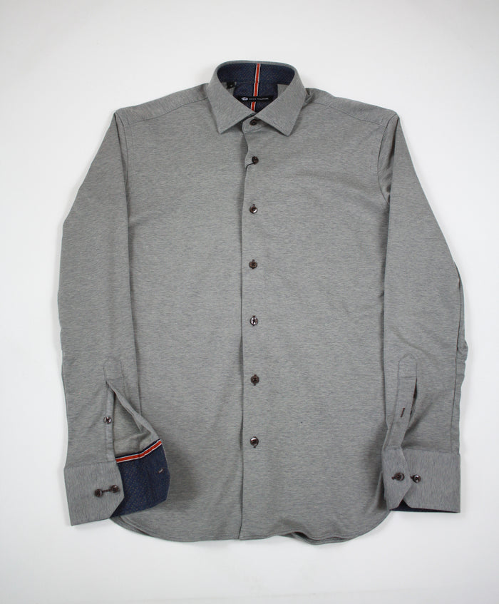 Max Colton Taupe Knit Long Sleeve Shirt