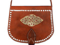 Médaillon Leather Bag - Mdamma - Orange - Moroccan Corridor