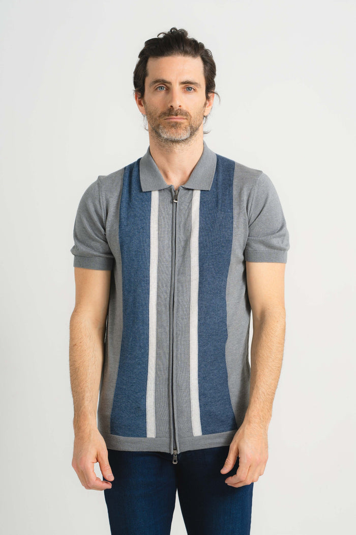 Mediterranean Full Zip Polo