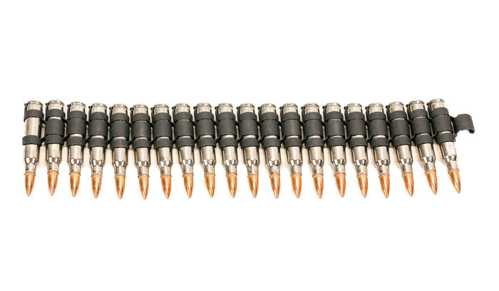 Metal Bullet Belt M16 Copper Silver Black X link