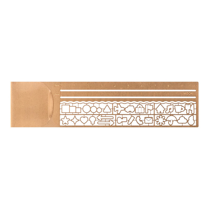 Midori Clip Ruler by Midori at Cult Pens