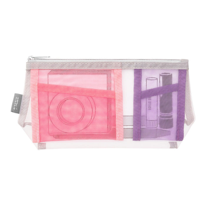 Midori Pen & Tool Pouch Mesh with Gusset by Midori at Cult Pens