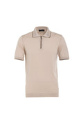 Milan Knit Quarter Zip Polo