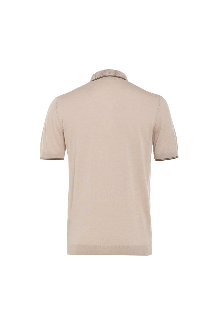 Milan Knit Quarter Zip Polo