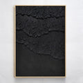 Plaster Sea Slaps Minimalist Painting Original Large Wall Decor
